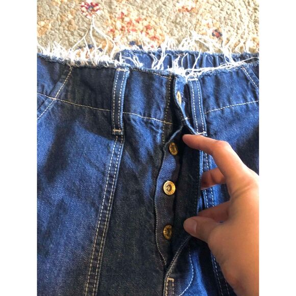 Levi's Free People Stay Loose Distressed Fringe Straight Leg Jeans, size 29 - Picture 3 of 5